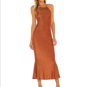 REVOLVE Misha MIDI Dress Copper